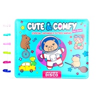 Cute & Comfy Super Special Edição 11: Capivaras e Animais - Caderno de Colorir Encadernado em Disco - imagem 1