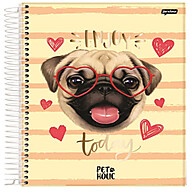 Caderno Espiral Pet Holic FSC - 80 Folhas, Capa Divertida - imagem 1
