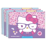 Caderno Hello Kitty 2025: Kit 4 Unidades! - imagem 1