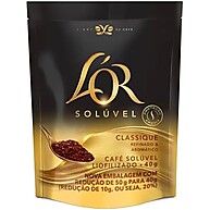 Café Solúvel LOR Classique 40g: Sabor Intenso - imagem 1