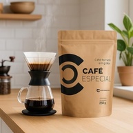 Kit Café Especial em Grãos Selecionados - Café Conceito Frutado e Chocolate, Catuaí Vermelho, Mantiqueira de Minas, Grãos Torrados, 2 x 250g - imagem 3
