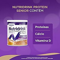 Nutridrink Senior Café Leite 750g: Proteína Pura Danone - imagem 5