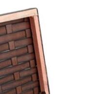 Caixa Baú Sintético N3 com Palha Decorativa – Ideal para Presentes de Natal - imagem 1