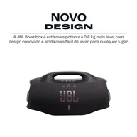 JBL Boombox 4: Caixa de Som Bluetooth com Som JBL Pro, Graves Personalizáveis e Bateria de 34h (Preta) - imagem 4