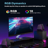 Caixa de Som Gamer Edifier G1500 MAX Hecate Bluetooth 30W RMS RGB - Preto - imagem 3