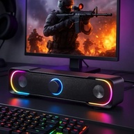 Caixa de Som Gamer RGB Knup KP-RO803: Potência, Estilo e Plug & Play para seu Setup! - imagem 4