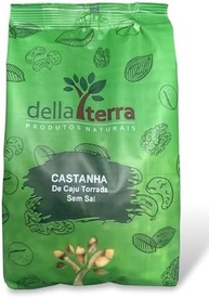 Castanha De Caju W1 Inteira Torrada Sem Sal 1Kg Della Terra - imagem 1