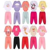 Kit Roupa Bebê Menina: 10 Peças Algodão (Body + Calça) - imagem 2