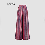 Calça Boho Tribal Franzida Lovito: Estilo e Conforto! - imagem 1