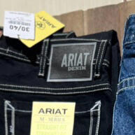 Calça Country Masculina 100% Algodão ARIAT TEXAS FARM CINCH: Conforto e Estilo para Montaria e Rodeio - imagem 1