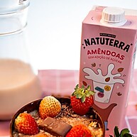 Leite de Amêndoas Natuterra 1L: Vegano, Sem Açúcar e Cálcio - imagem 2