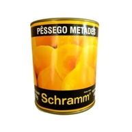 Pêssego em Calda Schramm Metades 450g Drenado | Conserva em Lata Premium - imagem 3