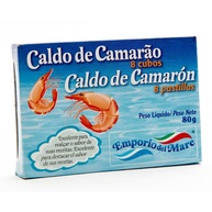 Caldo de Camarão Delicioso Rio del Mare 80g - Sabor Intenso para Risotos e Molhos - imagem 1