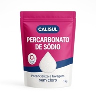 Percarbonato de Sódio Calisul 1kg – Alvejante Sem Cloro, Oxigênio Ativo, Tira Manchas e Branqueador - imagem 2