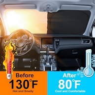 Protetor de Para-brisa Personalizado para Honda Fit 2015-2020 | Bloqueio UV e Calor - imagem 4