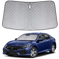 Protetor Solar Para-brisa Honda Civic 2016-2021: 6 Camadas, Proteção UV e Calor - imagem 1