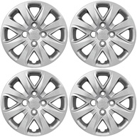 Calota Esportiva Aro 14" Prata Grid para Ford Ka Hatch/Sedan (2015-2018) - Jogo com 4 - imagem 1