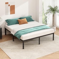 Estrutura de Cama Plataforma de Metal com Ripas Resistentes - Design Moderno e Sem Mola Box - imagem 5