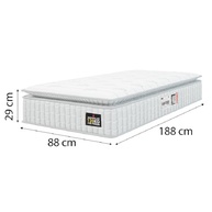 Cama Box Colchão Solteiro Vangogh com Pillow Top - Conforto e Estabilidade em Espuma D33 - imagem 5
