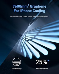 TELESIN Master Grip Magnético para iPhone 17 Pro Max: Câmera Profissional, Bateria 3200mAh e Resfriamento de Grafeno - imagem 4