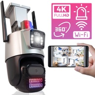 Câmera Wi-Fi 360°: Segurança 4MP com Sirene - imagem 1