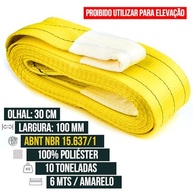 Cinta de Reboque 10 Toneladas - Resgate Veicular Seguro para Carros, 4x4, Caminhões e Mais (6m) - imagem 3