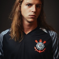 Camisa Corinthians Lines Preta: Oficial e Confortável - imagem 1