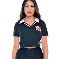 Camisa Cropped Corinthians: Estilo e Conforto! - imagem 1