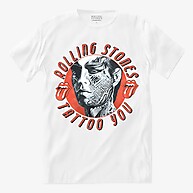 Camiseta The Rolling Stones Tattoo You Branca Oficial - imagem 1