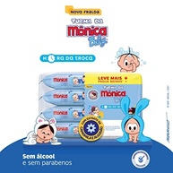 Kit Toalhas Umedecidas Hora da Troca Turma da Mônica - 176 Unidades com Camomila e Vitamina E - imagem 4