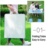 Mesa Vira Maleta 120x60cm em MDF com Estrutura em Alumínio - Ideal para Camping e Passeios - imagem 3