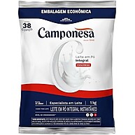 Leite em Pó Integral Camponesa 1kg: Sabor e Nutrição Instantâneos - imagem 1