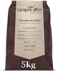 Café Campos Altos, Torrado em Grão Especial 5Kg - imagem 1