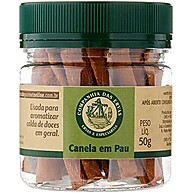 Canela em Pau Pura Companhia das Ervas 50g - Aroma Intenso - imagem 1