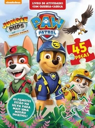 Patrulha Canina: Livro de Atividades Divertido com Quebra-Cabeça para Pequenos Aventureiros - imagem 2