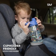 Garrafa Infantil Baby Shark 350ml - Copo Tritan com Canudo, Sem BPA, à Prova de Vazamento - imagem 3