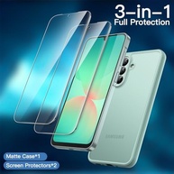 JETech Capa Fosca 3 em 1 para Samsung Galaxy A26 5G: Proteção Completa com Estilo e 2 Protetores de Tela - imagem 4