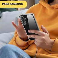 Capa Samsung A56 Transparente TPU Anti-Shock: Proteção Elegante e Segura - imagem 3