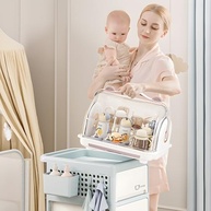 Organizador de Mamadeiras com Capa - Rack Portátil e Durável para Cozinha e Armário - imagem 3