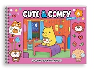Cute & Comfy Super Extra 06: Livro de Colorir Adulto com Capa Holográfica para Relaxar - imagem 2