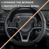 Capa de Volante GIANT PANDA D-Shape: Estilo e Segurança para Nissan Rogue, Kicks, Altima e Sentra - imagem 5