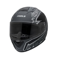 Capacete Peels Spike 2 STK 2.0: Segurança e Estilo para Sua Moto - Cinza Dark Fosco e Preto - imagem 3