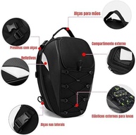 Mochila Baslu para Capacete de Moto: Impermeável, 37L, Confortável e Segura - imagem 5