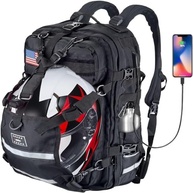 Suporte de capacete de motocicleta Molle impermeável 26L/armazenamento de capacetes de ciclismo/bolsa para caminhada/mochila - imagem 2