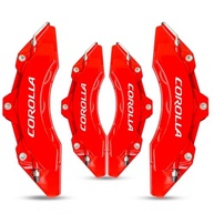 Kit 4 Capas Pinça de Freio Vermelha Universal para Corolla - Estilo Esportivo - imagem 2