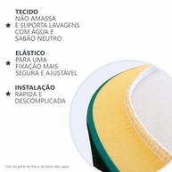 Kit 3 Capas de Cilindro Sublimado Azul Marinho: Decore Festas com Estilo e Facilidade! - imagem 5