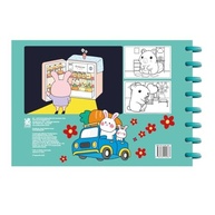 Cute & Comfy Super Special Edição 11: Capivaras e Animais - Caderno de Colorir Encadernado em Disco - imagem 5