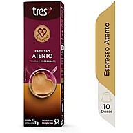 Café Espresso Atento 3 Corações: Sabor Intenso 10 Cápsulas - imagem 5