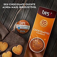 3 Corações Chocolatto Caramelo: 10 Cápsulas Deliciosas - imagem 3