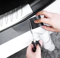 Fita Adesiva Fibra de Carbono 2m x 15cm: Proteção Premium para Soleiras e Mais! - imagem 3